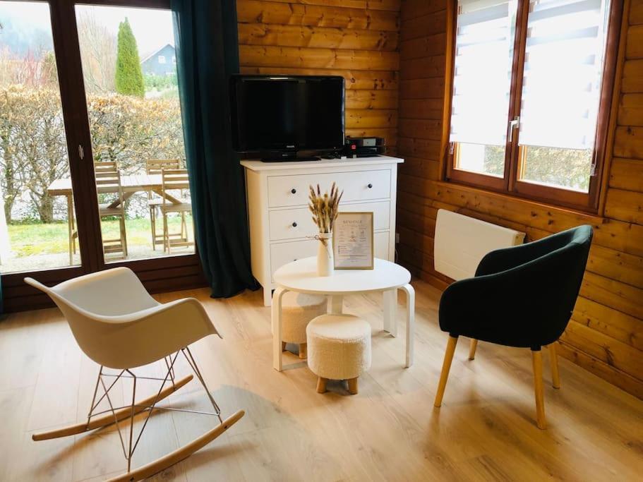 Chalet A Gerardmer - Vue Montagne - Calme & Paisible Bagian luar foto